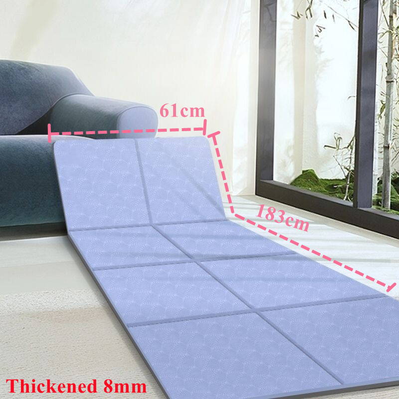 Pilates Yoga Mat Thickness - 1PC 1830x610x8mm Thick Eco-Friendly TPE Foldable
