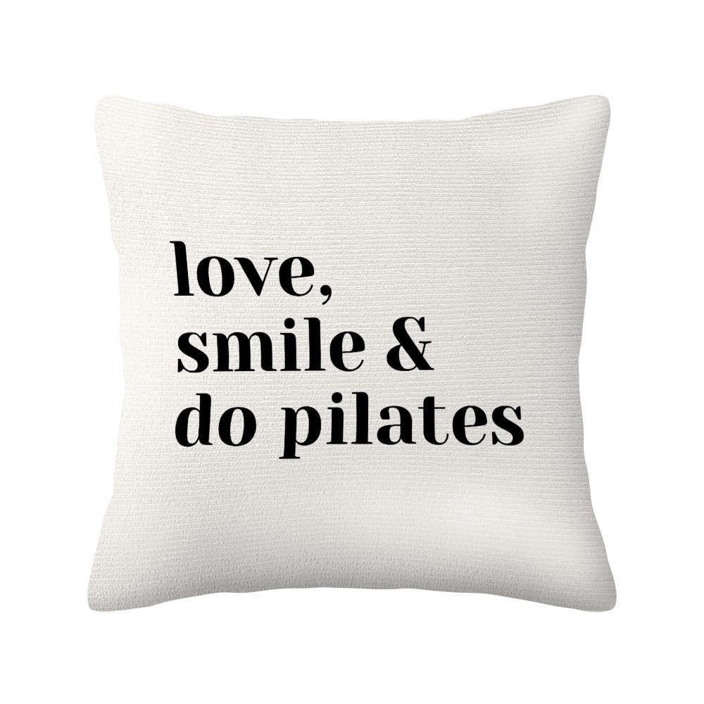 Love Smile Do Pilates Pillowca - Pilates Yoga Gifts ulasan dan harga