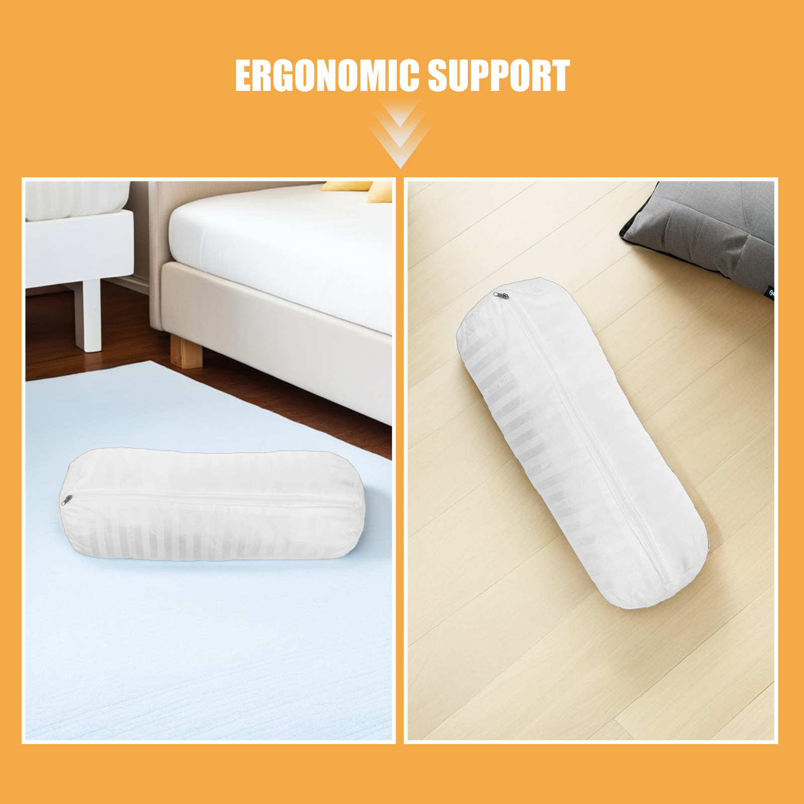 2Pcs Bolster Neck Roll Pillow  - Bolster Cushion Round ulasan dan harga