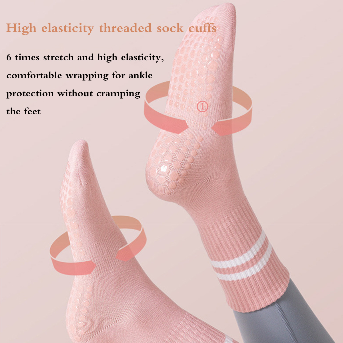 1 pair of yoga socks, medium t - Pilates Yoga Hose ulasan dan harga