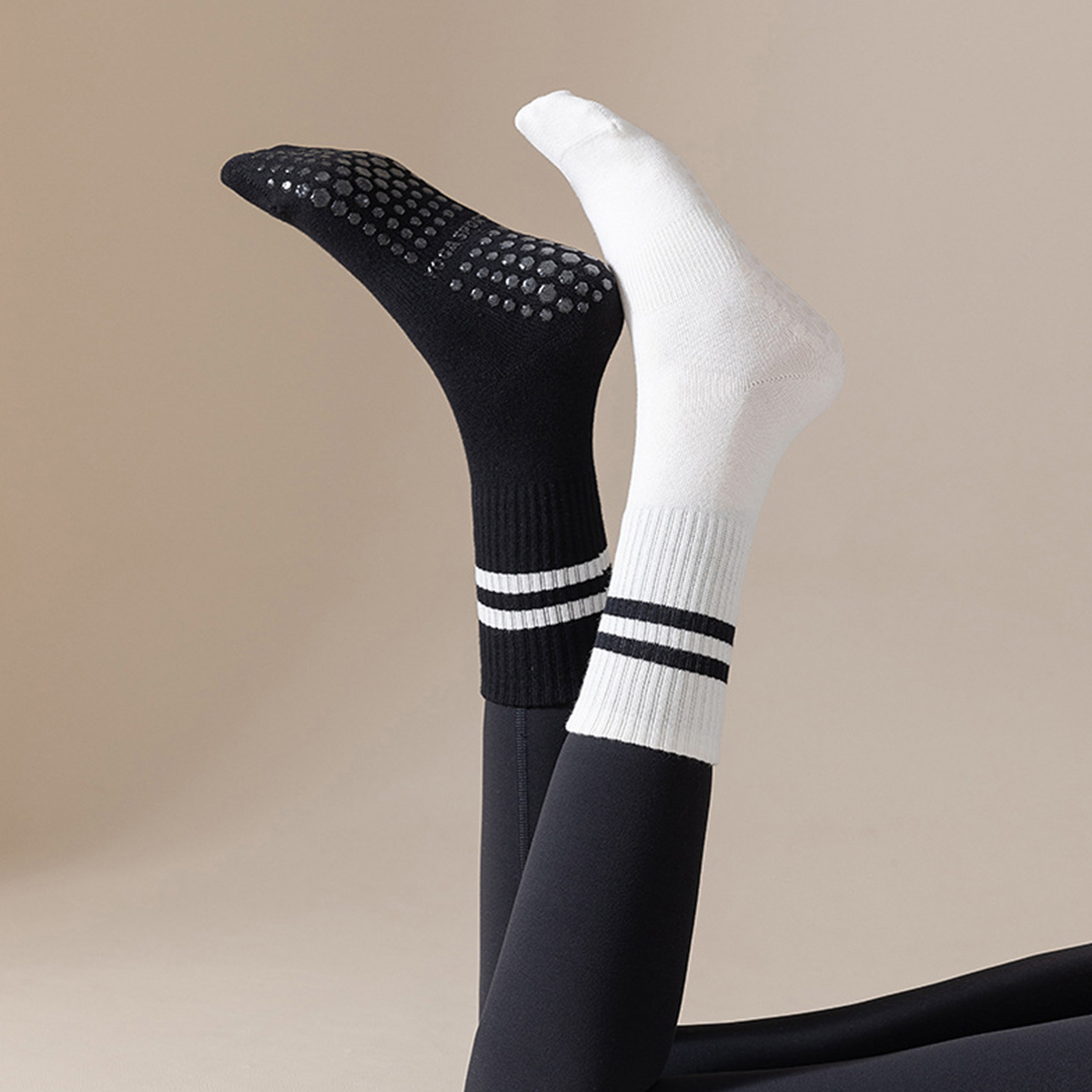 1 pair of yoga socks, medium t - Pilates Yoga Hose ulasan dan harga
