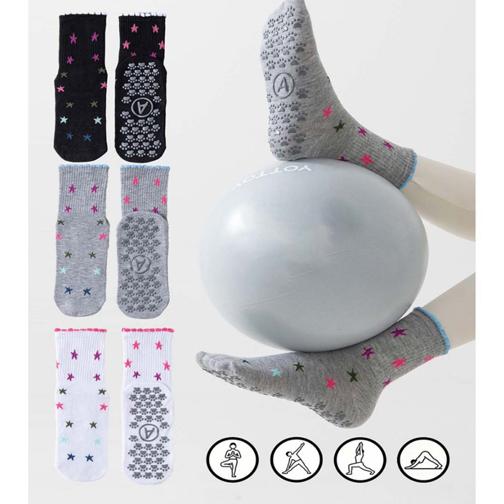 Trend Colorful Stars Yoga Sock - Pilates Yoga Gifts ulasan dan harga