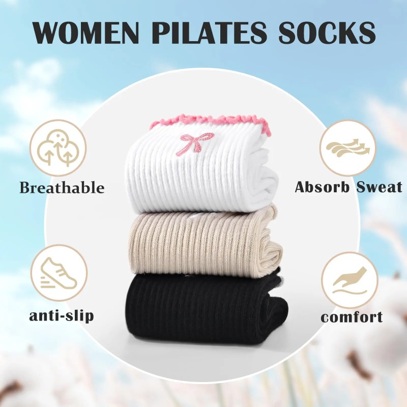 Professional Yoga Socks, Cotto - Pilates & Yoga Training Center ulasan dan harga