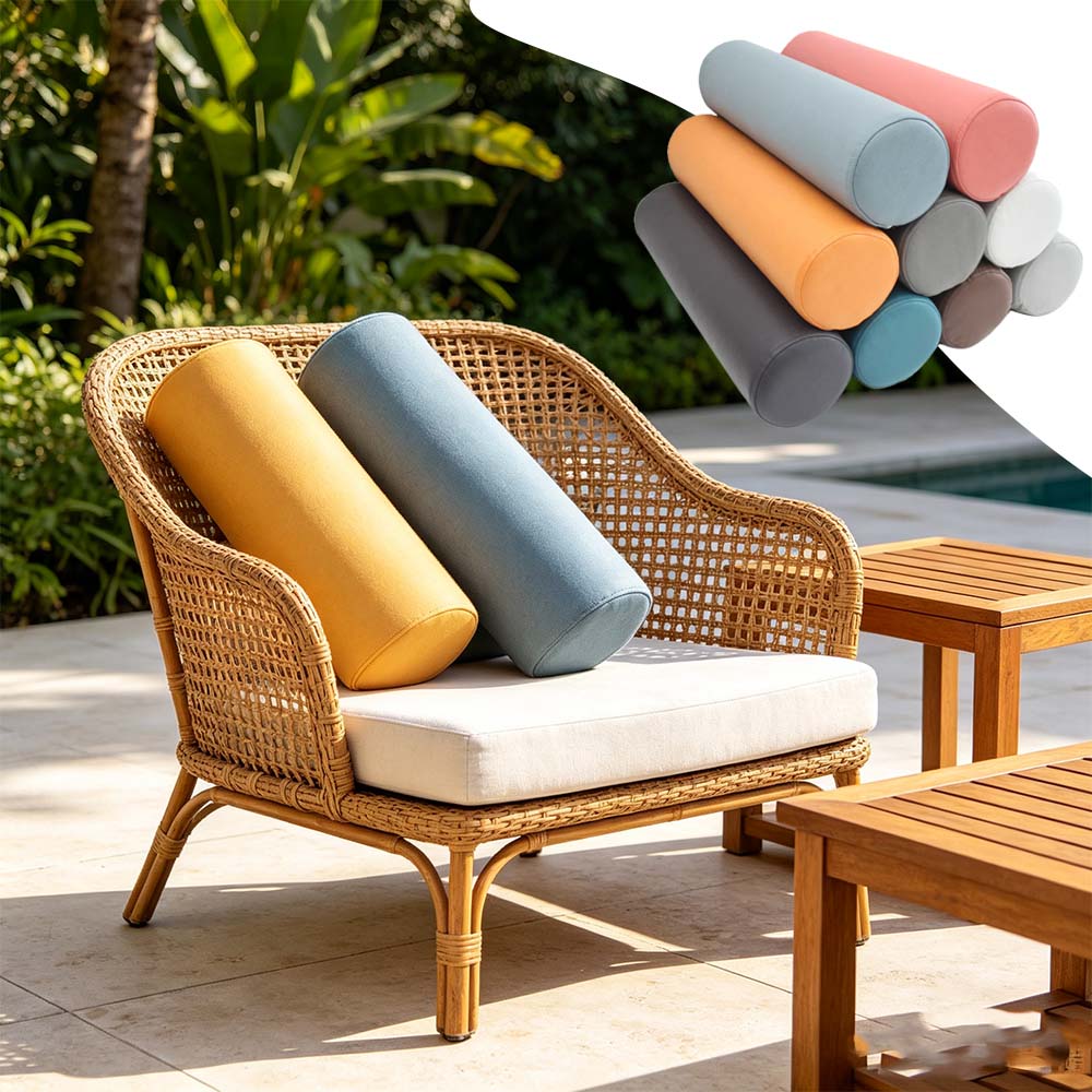 Ergonomic Cylindrical Lumbar P - Bolster Cushion Round ulasan dan harga