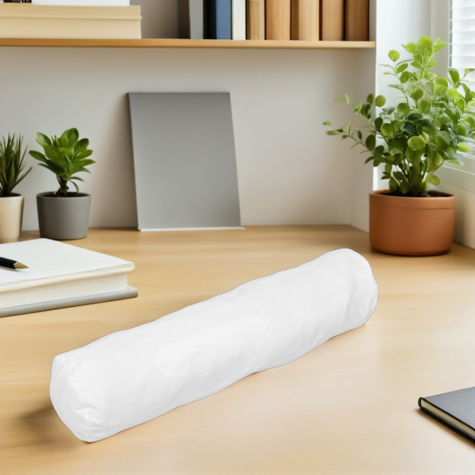 Round Cylindrical Neck Pillow  - Bolster Cushion Round ulasan dan harga