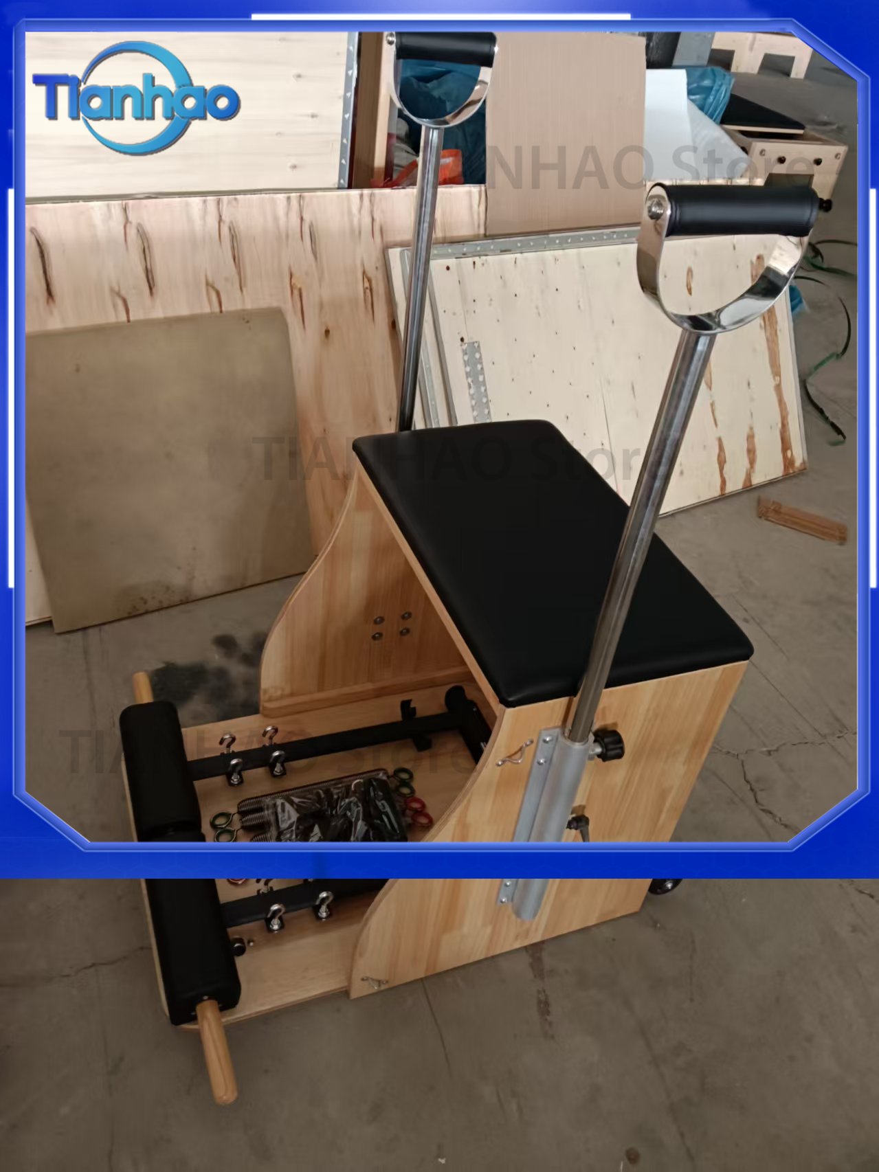 Durable and Customizable Oak W - Pilates Chair Wunda ulasan dan harga