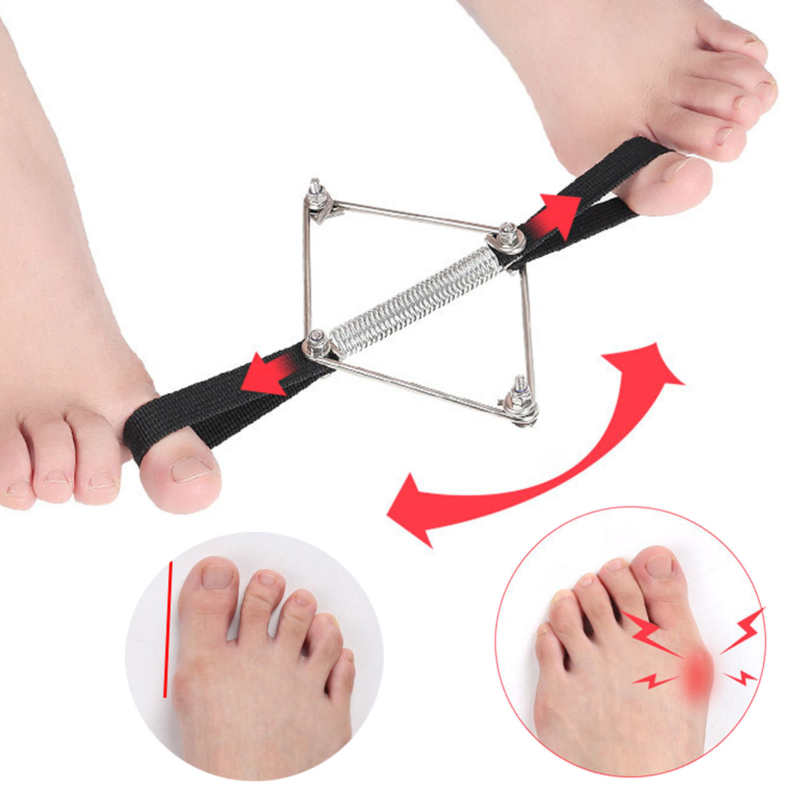 Bunion Corrector Nylon Steel S - Pilates Yoga Wellness ulasan dan harga