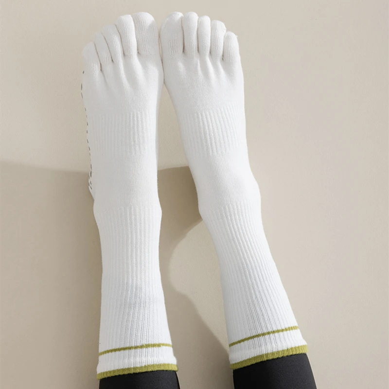 1 Pairs New Five Toe Silicone  - Pilates Yoga Hose ulasan dan harga