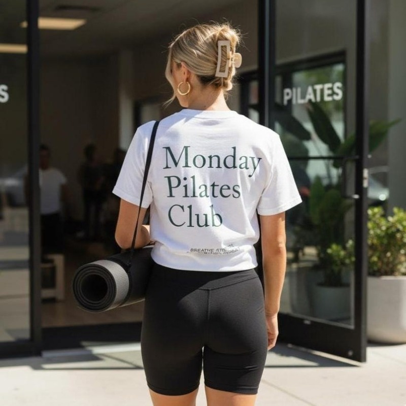 Shirt for Pilates Monday Pilat - Pilates Yoga Wellness ulasan dan harga