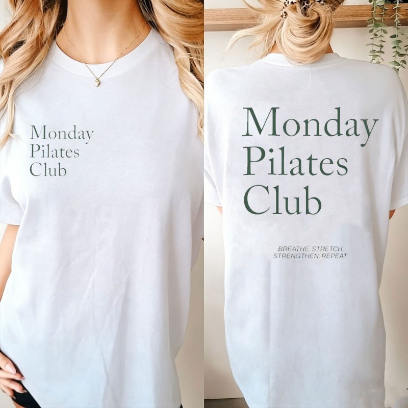 Shirt for Pilates Monday Pilat - Pilates Yoga Wellness ulasan dan harga